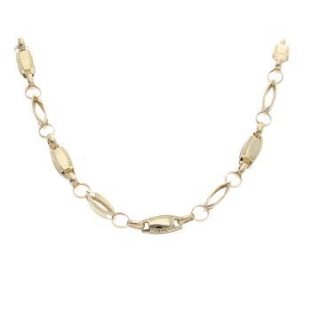 14ct Yellow Gold Greek Key Chain 24"