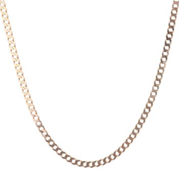 9ct Yellow Gold Curb Chain 22"