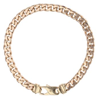 9ct Yellow Gold Curb Bracelet 8.5"