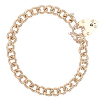 9ct Yellow Gold Charm Bracelet 8"