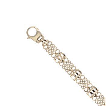 9ct Yellow Gold Celtic Bracelet 8"
