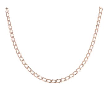 9ct Yellow Gold Curb Chain 16"