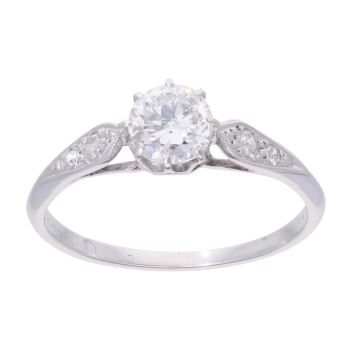 18ct White Gold 0.60ct Diamond Solitaire Ring