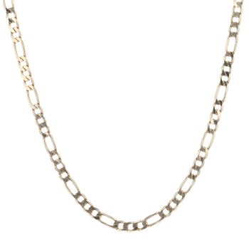 9ct Yellow Gold Figaro Chain 28"