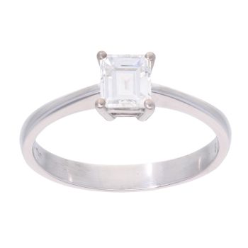 Platinum 0.85ct Diamond Solitaire Ring