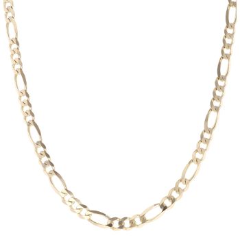 9ct Yellow Gold Figaro Chain 20"