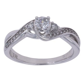18ct White Gold 0.40ct Diamond Solitaire Ring