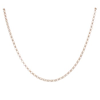 9ct Rose Gold Belcher Chain 24"