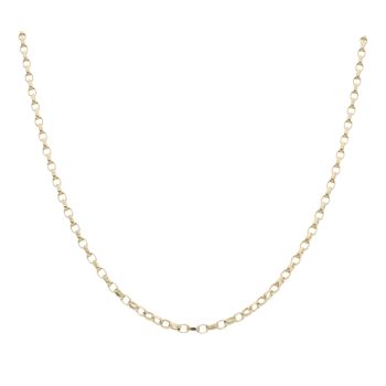 9ct Yellow Gold Belcher Chain 20"