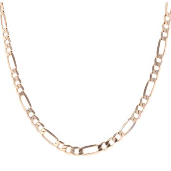 9ct Yellow Gold Figaro Chain 28"