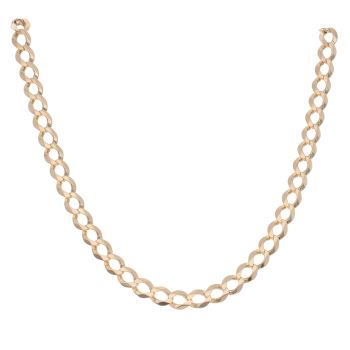 9ct Yellow Gold Curb Chain 26"