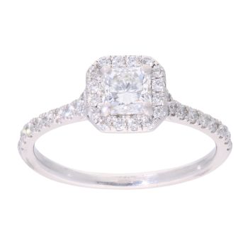 Platinum 0.85ct Diamond Solitaire Ring