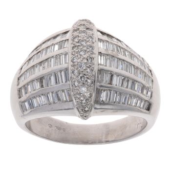 18ct White Gold 1.25ct Diamond Fancy Ring