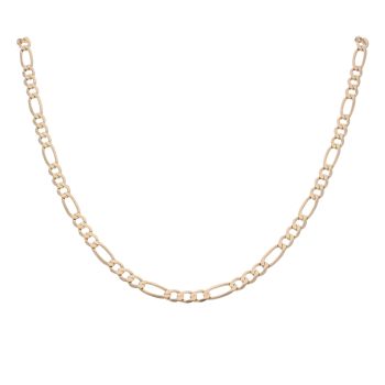 9ct Yellow Gold Figaro Chain 18"