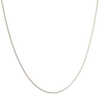 9ct Yellow Gold Curb Chain 18"