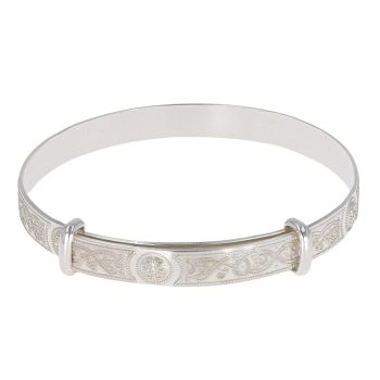 Silver Children's Expanding Bangle By Icesia