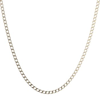 9ct Yellow Gold Curb Chain 20"