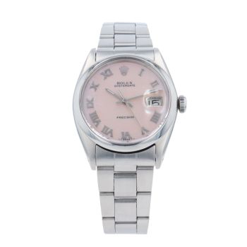 Rolex Custom Oysterdate Pre Owned Watch Ref 6694