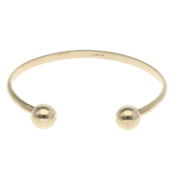 9ct Yellow Gold Torque Bangle
