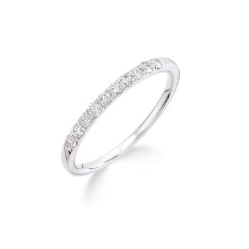 9ct White Gold 0.25ct Eternity Diamond Ring