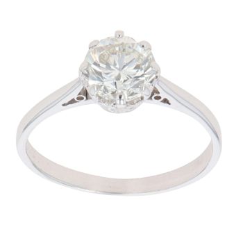 18ct White Gold 1.50ct Brilliant Cut Diamond Solitaire Ring
