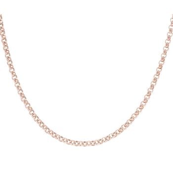 9ct Rose Gold Belcher Chain 18"
