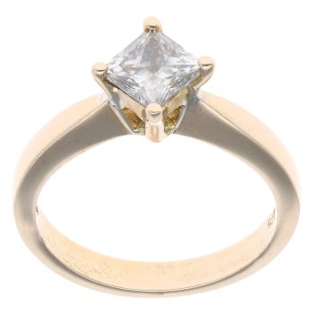 9ct Yellow Gold 1.00ct Diamond Solitaire Ring