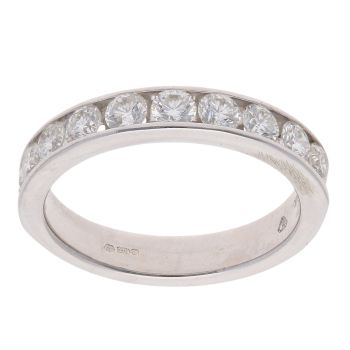 9ct White Gold 1.00ct Diamond Eternity Ring