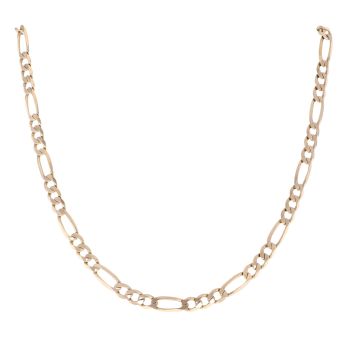 9ct Yellow Gold Figaro Chain 18"