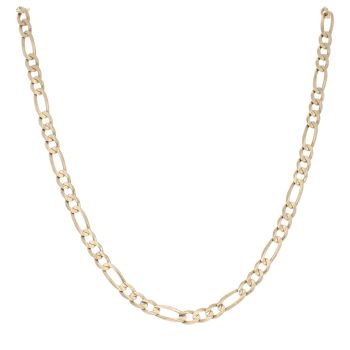9ct Yellow Gold Figaro Chain 18"