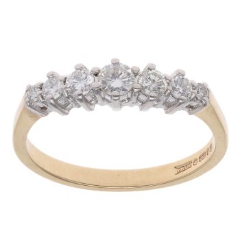 18ct Yellow Gold 0.50ct Brilliant Cut Diamond Eternity Ring