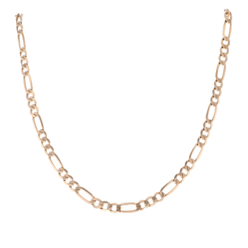 9ct Yellow Gold Figaro Chain 18"