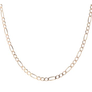 9ct Yellow Gold Figaro Chain 18"