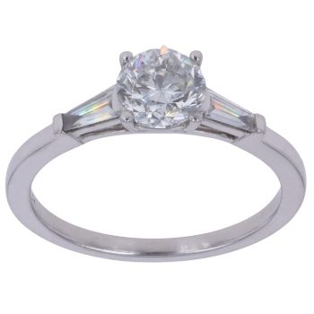 Platinum 1.00ct Diamond Solitaire Ring