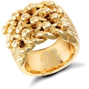 9ct Yellow Gold Keeper Ring