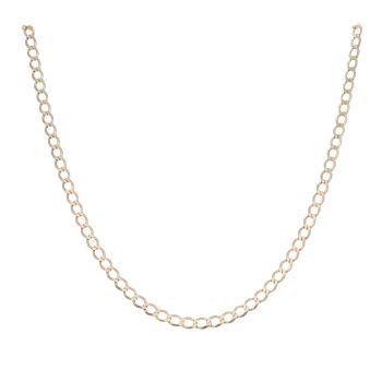 9ct Yellow Gold Curb Chain 24"