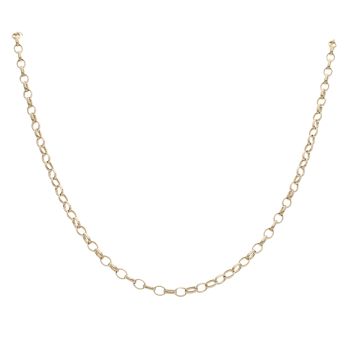 9ct Yellow Gold Belcher Chain 18"