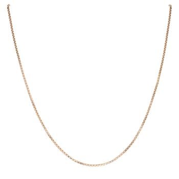 9ct Yellow Gold Box Chain 18"