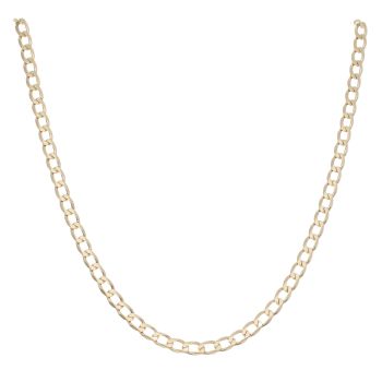 9ct Yellow Gold Curb Chain 20"