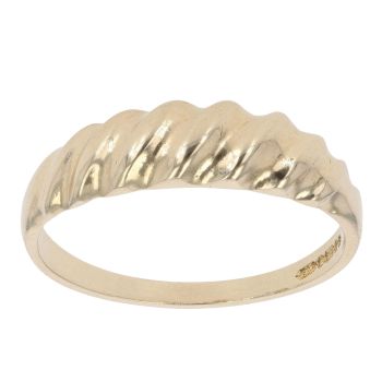 9ct Yellow Gold Patterned Fancy Ring