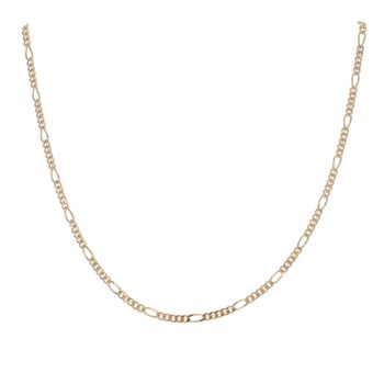 9ct Yellow Gold Figaro Chain 22"