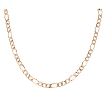 9ct Yellow Gold Figaro Chain 24"