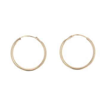 9ct Yellow Gold Hoop Earrings