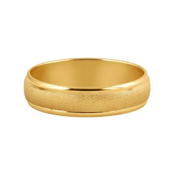 22ct Yellow Gold Ring With Matte texture