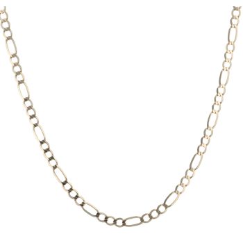9ct Yellow Gold Figaro Chain 20"