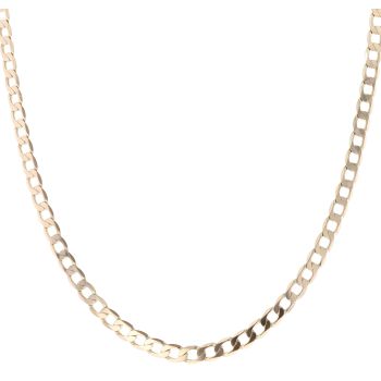 9ct Yellow Gold Curb Chain 20"
