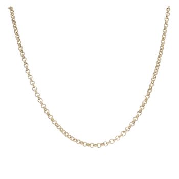 9ct Yellow Gold Belcher Chain 18"