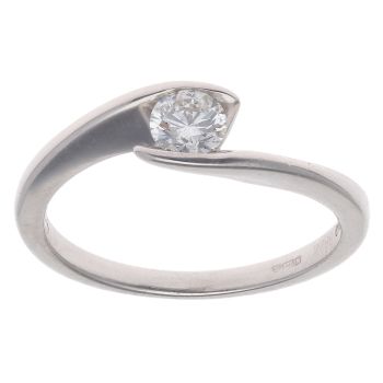 9ct Yellow Gold 0.25ct Brilliant Cut Diamond Solitaire Ring