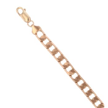 9ct Yellow Gold Curb Bracelet 8.5"