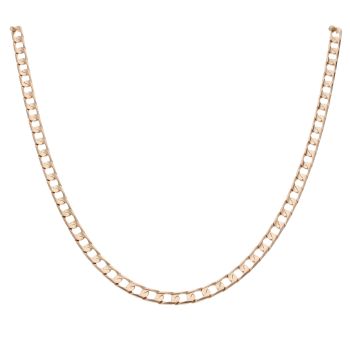 9ct Yellow Gold Curb Chain 18"